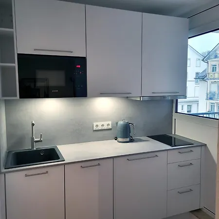 Moderne 2-zimmer-ferienwohnung Im Kurviertel 203 公寓
